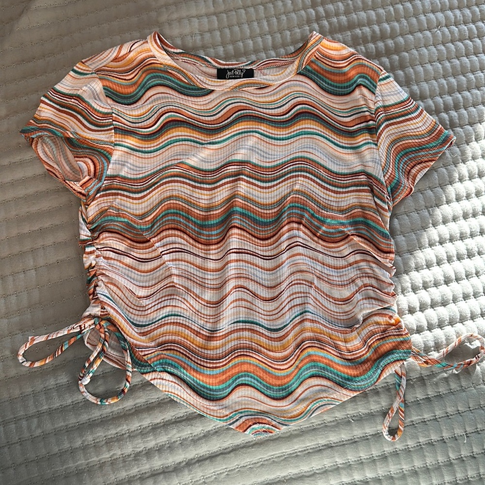 Crop Multi-colored Top